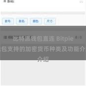 比特派钱包直连 Bitpie钱包支持的加密货币种类及功能介绍