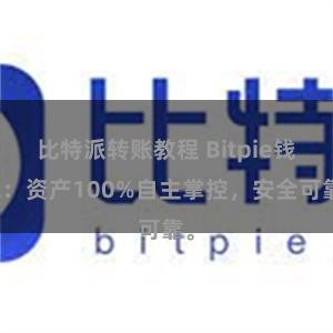 比特派转账教程 Bitpie钱包：资产100%自主掌控，安全可靠。