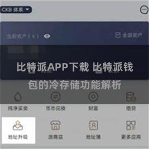 比特派APP下载 比特派钱包的冷存储功能解析