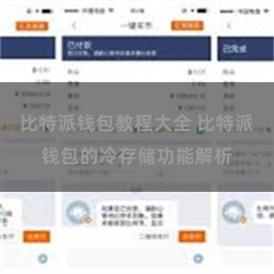 比特派钱包教程大全 比特派钱包的冷存储功能解析